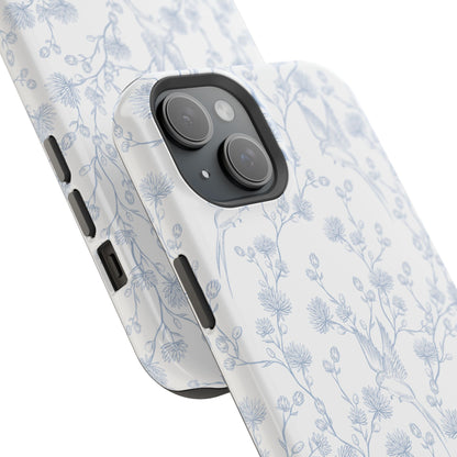 Bluebird Blossom Magnetic iPhone Case