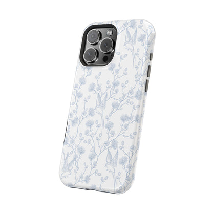 Bluebird Blossom Magnetic iPhone Case