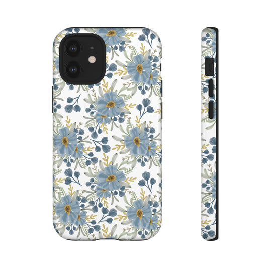 Blue Meadow Bloom iPhone Case