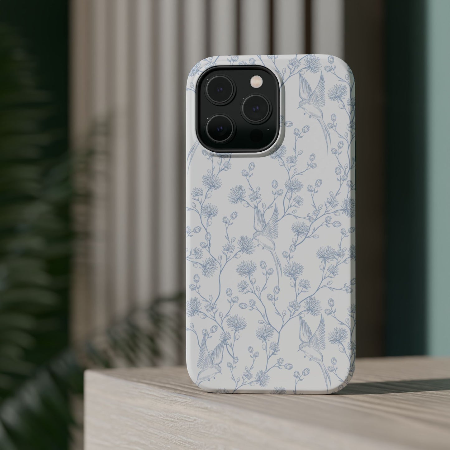 Bluebird Blossom Magnetic iPhone Case