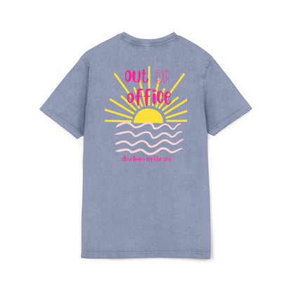 Out of Office Acid Washed Tee