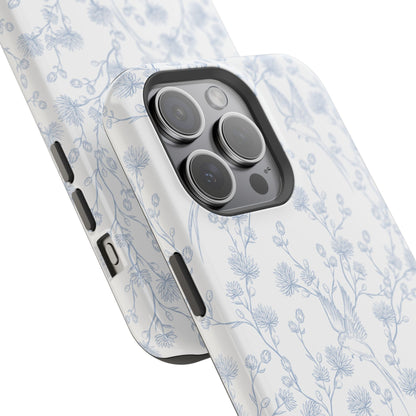 Bluebird Blossom Magnetic iPhone Case
