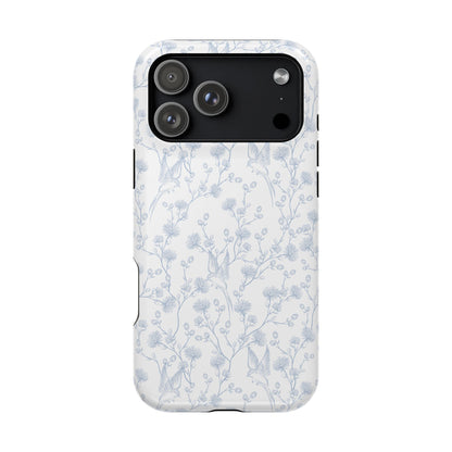 Bluebird Blossom Magnetic iPhone Case