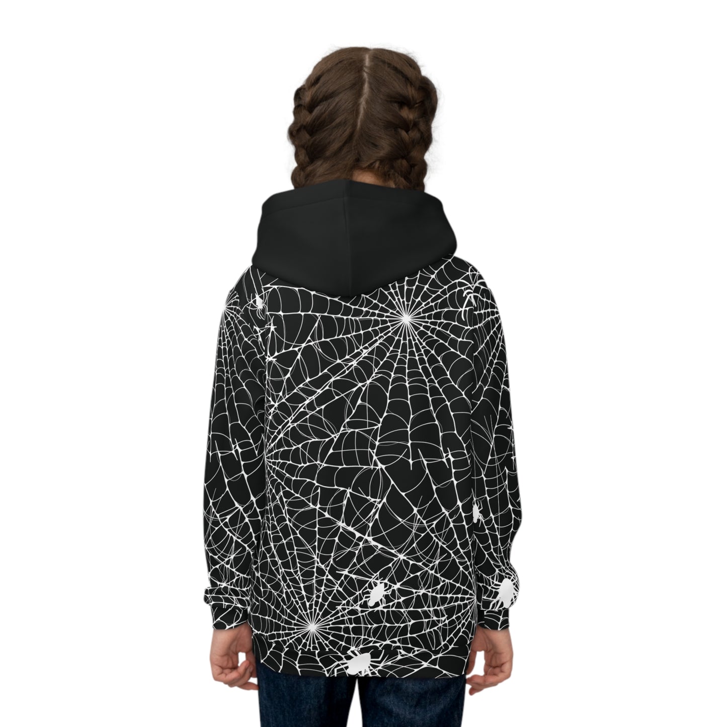 Spider Web Kids Hoodie
