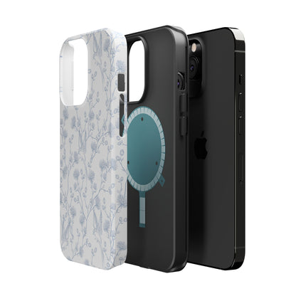Bluebird Blossom Magnetic iPhone Case