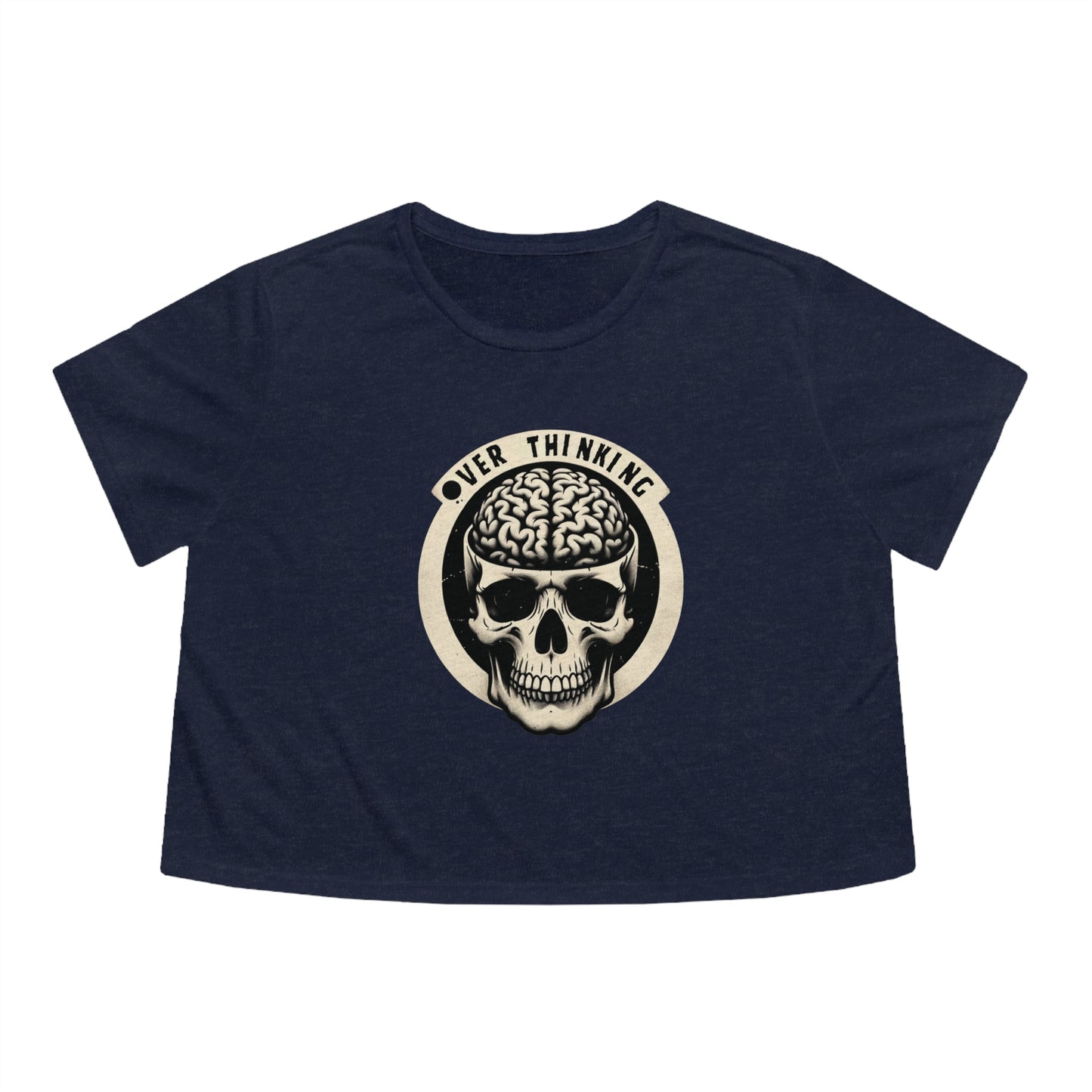 Overthinking Skelly Crop Top