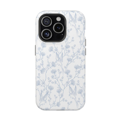 Bluebird Blossom Magnetic iPhone Case