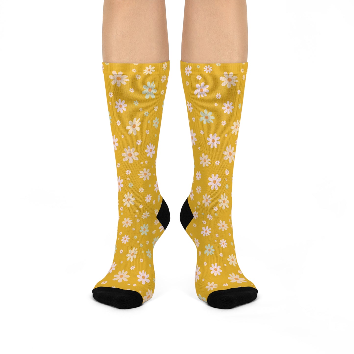 Retro Daisy Crew Sock