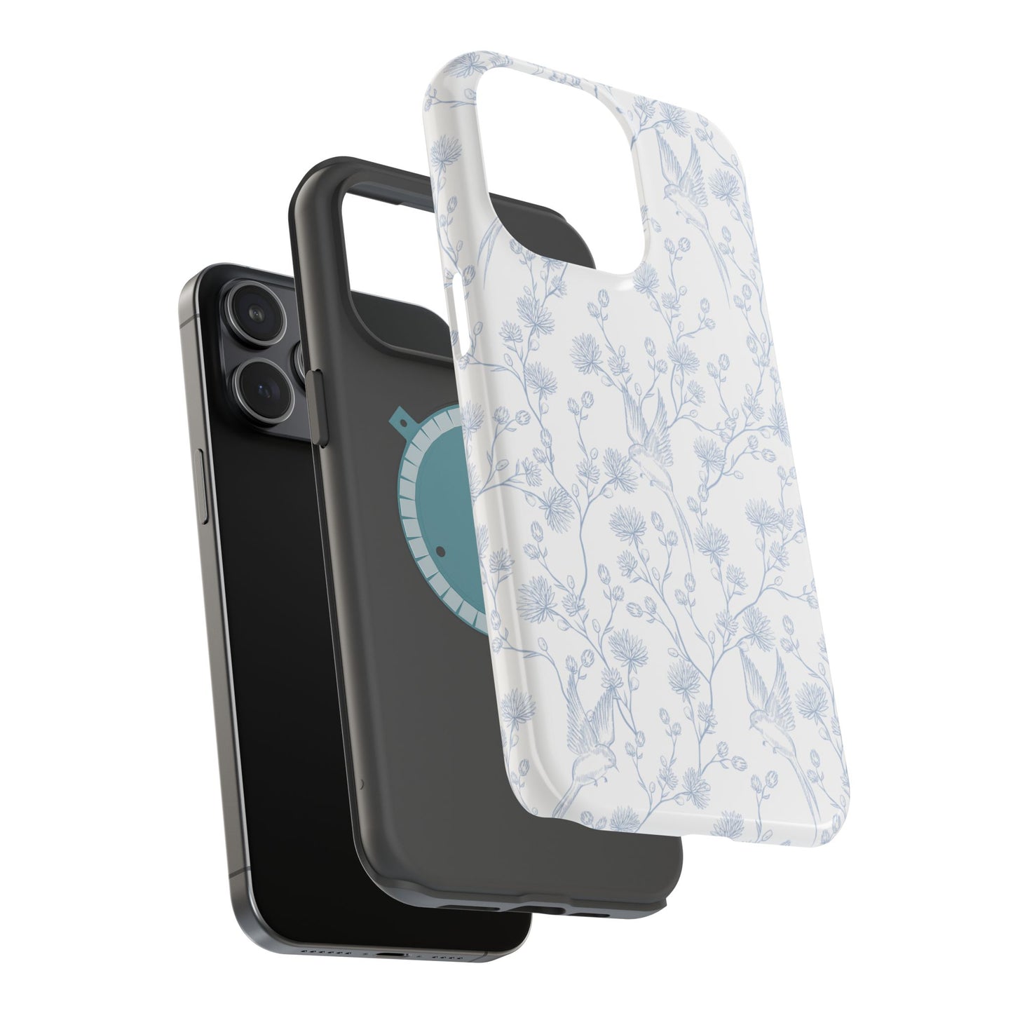Bluebird Blossom Magnetic iPhone Case