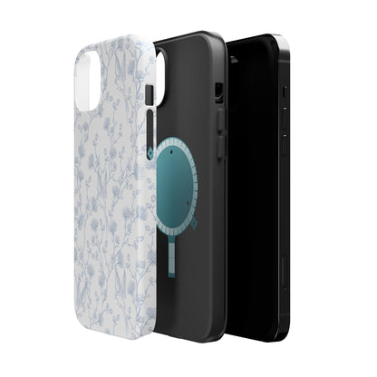 Bluebird Blossom Magnetic iPhone Case
