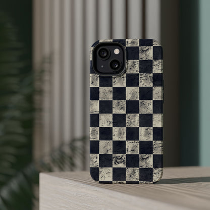 Checkered Magnetic iPhone Case