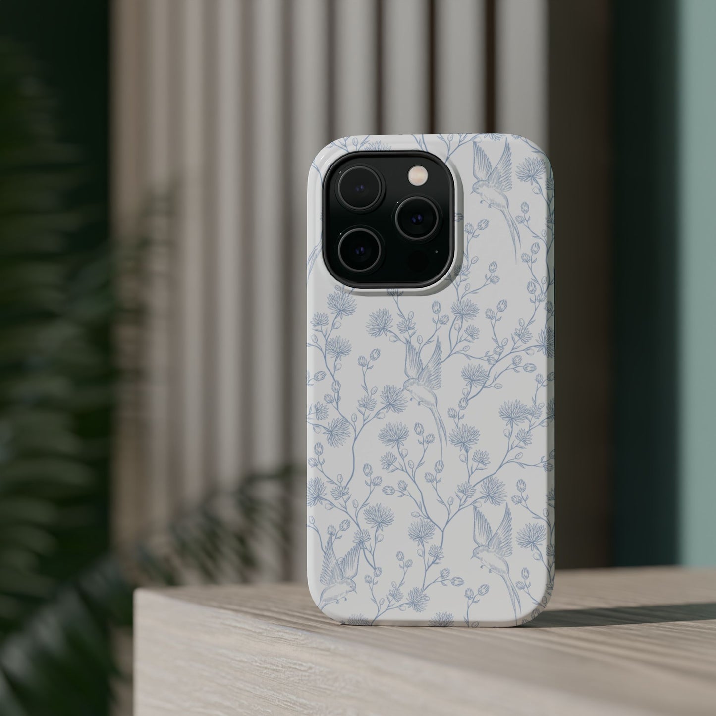 Bluebird Blossom Magnetic iPhone Case
