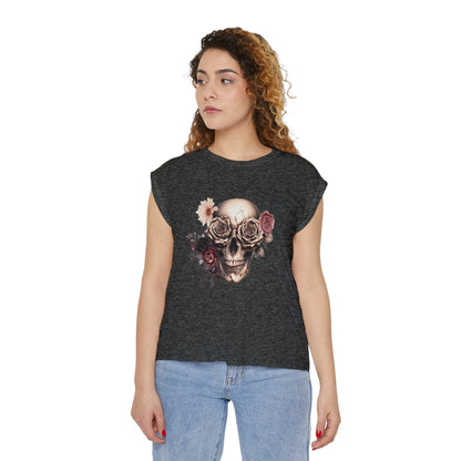 Rustic Garden Skull Muscle Tee