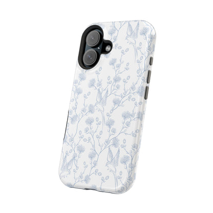 Bluebird Blossom Magnetic iPhone Case