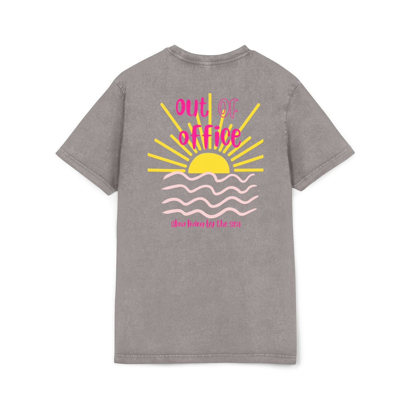 Out of Office Acid Washed Tee