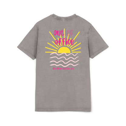 Out of Office Acid Washed Tee