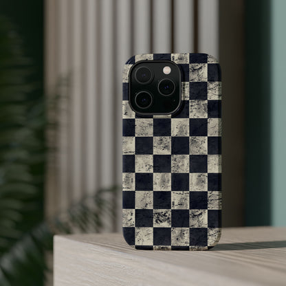 Checkered Magnetic iPhone Case
