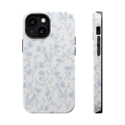 Bluebird Blossom Magnetic iPhone Case