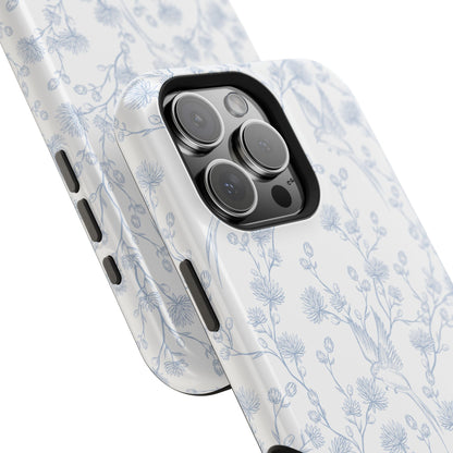Bluebird Blossom Magnetic iPhone Case
