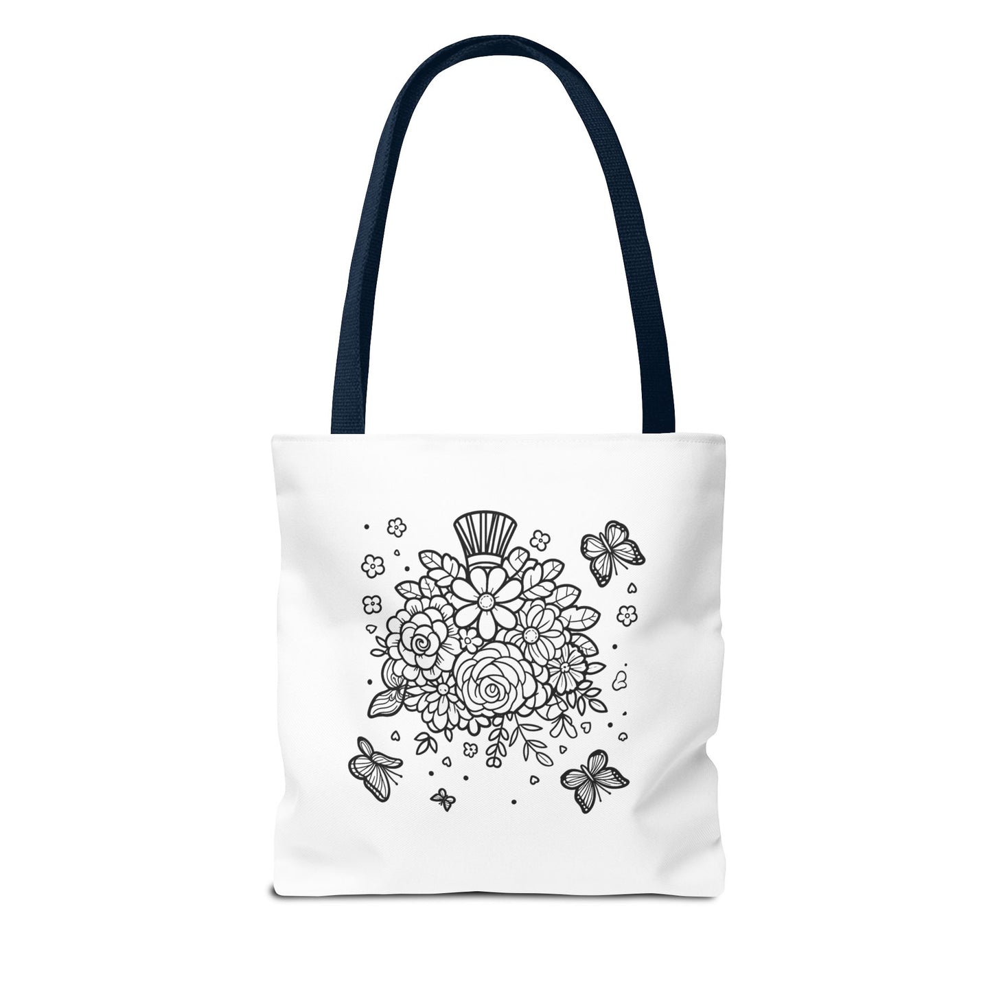 Color Me Flowers Tote Bag