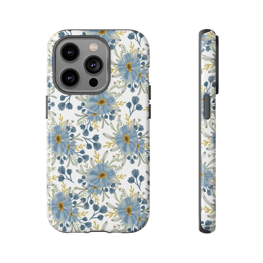 Blue Meadow Bloom iPhone Case