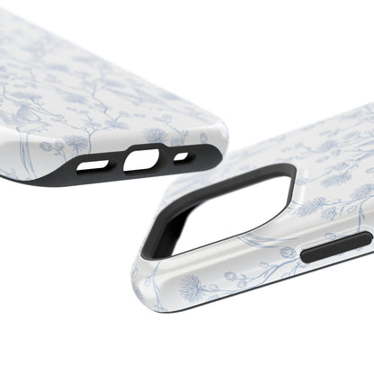 Bluebird Blossom Magnetic iPhone Case