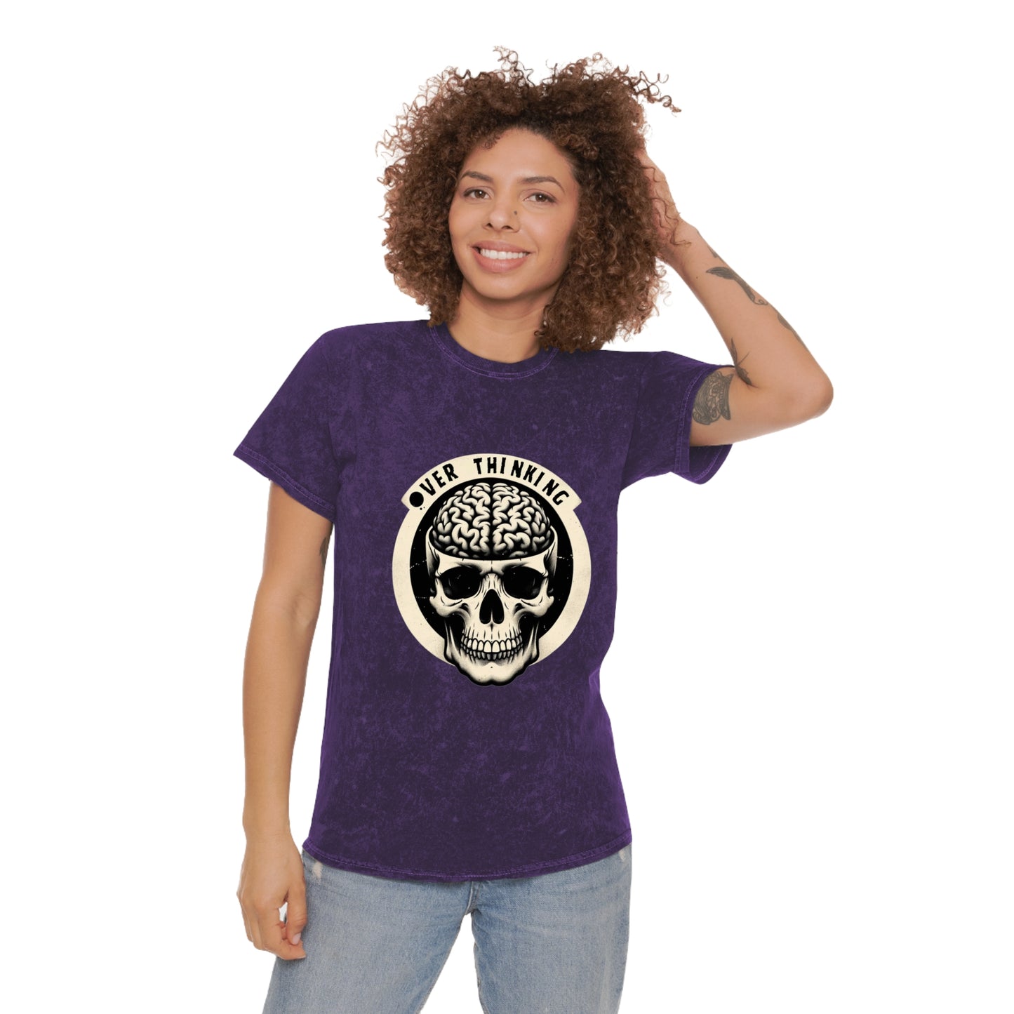 Overthinking Skelly Mineral Wash Tee