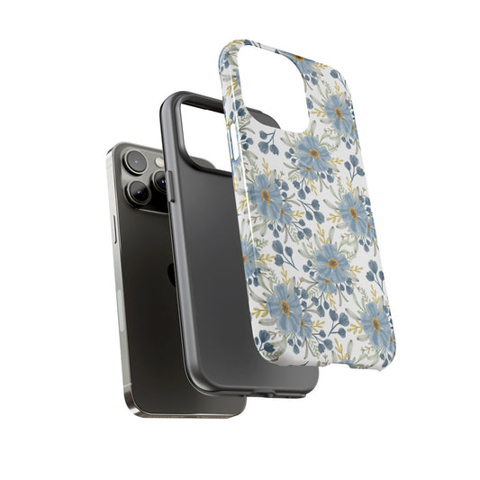 Blue Meadow Bloom iPhone Case