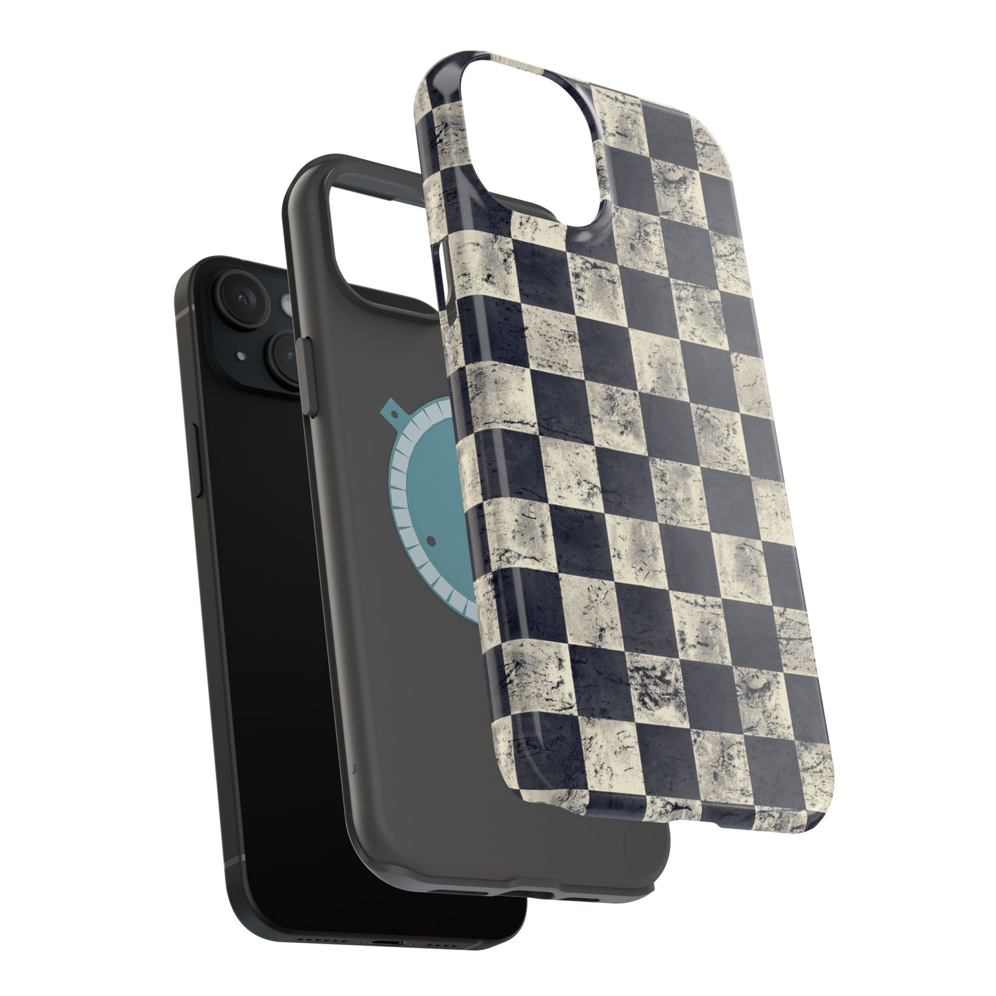 Checkered Magnetic iPhone Case