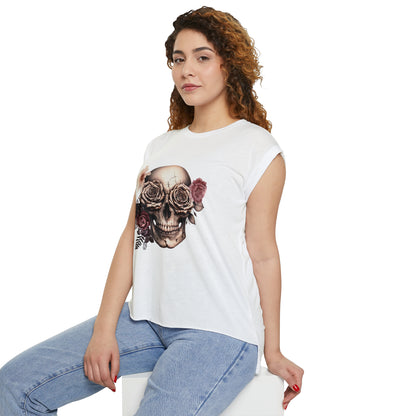 Rustic Garden Skull Muscle Tee