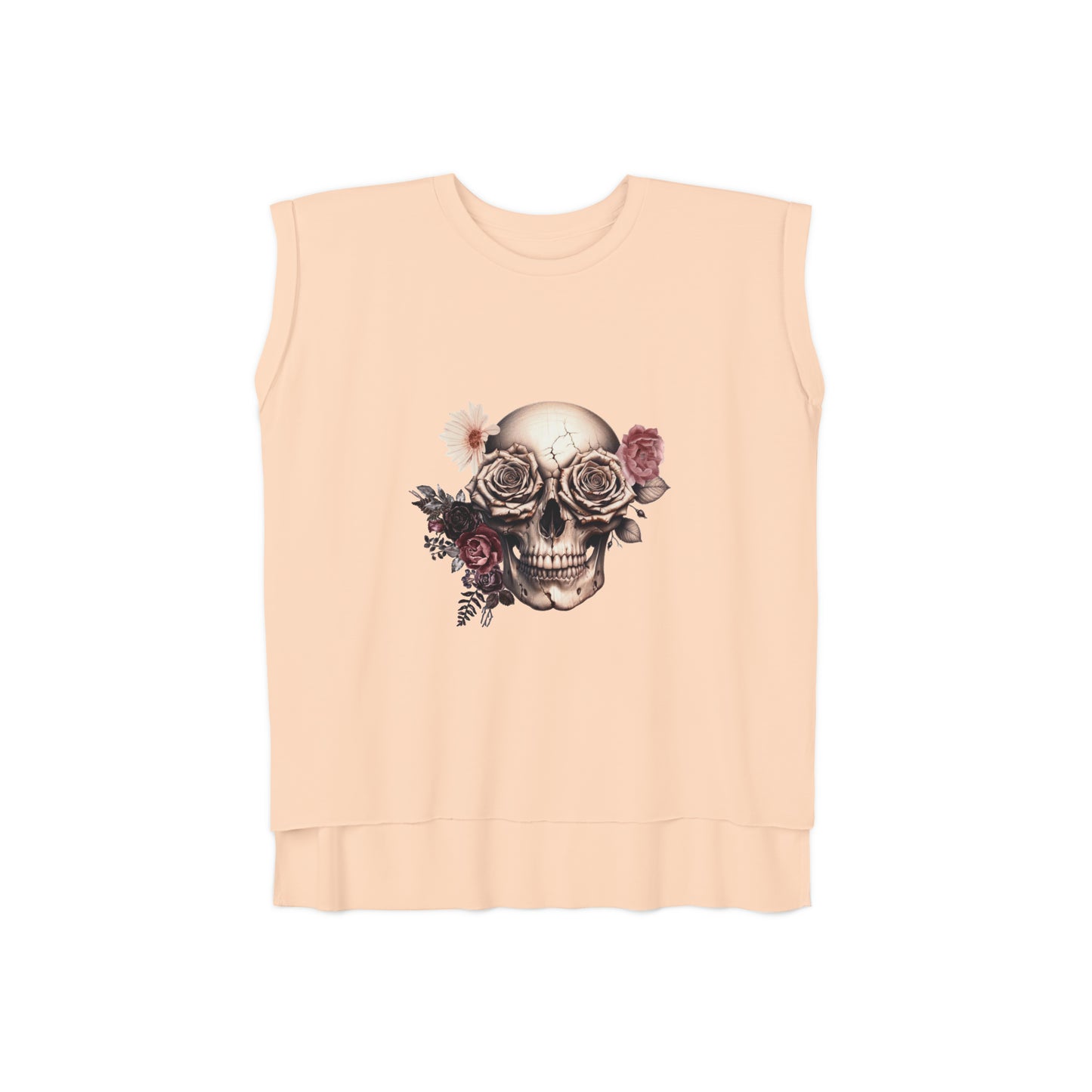 Rustic Garden Skull Muscle Tee