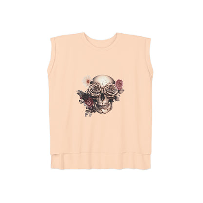 Rustic Garden Skull Muscle Tee