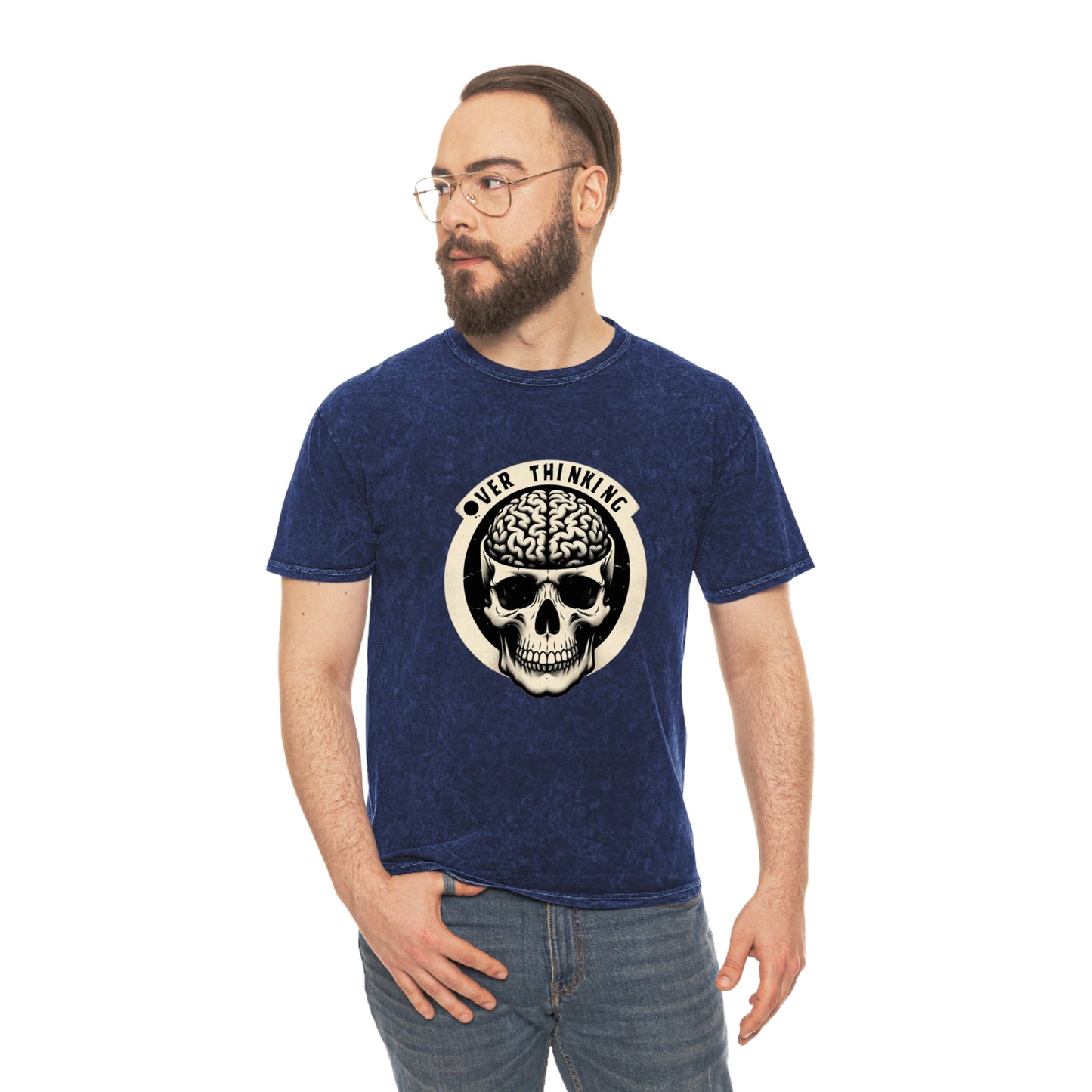 Overthinking Skelly Mineral Wash Tee