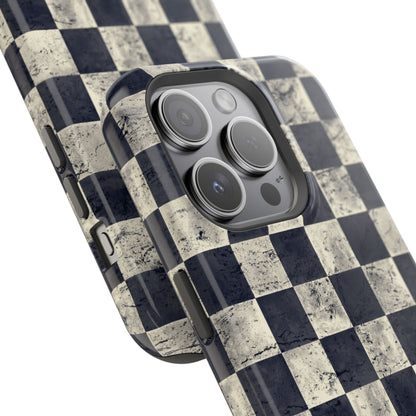 Checkered Magnetic iPhone Case