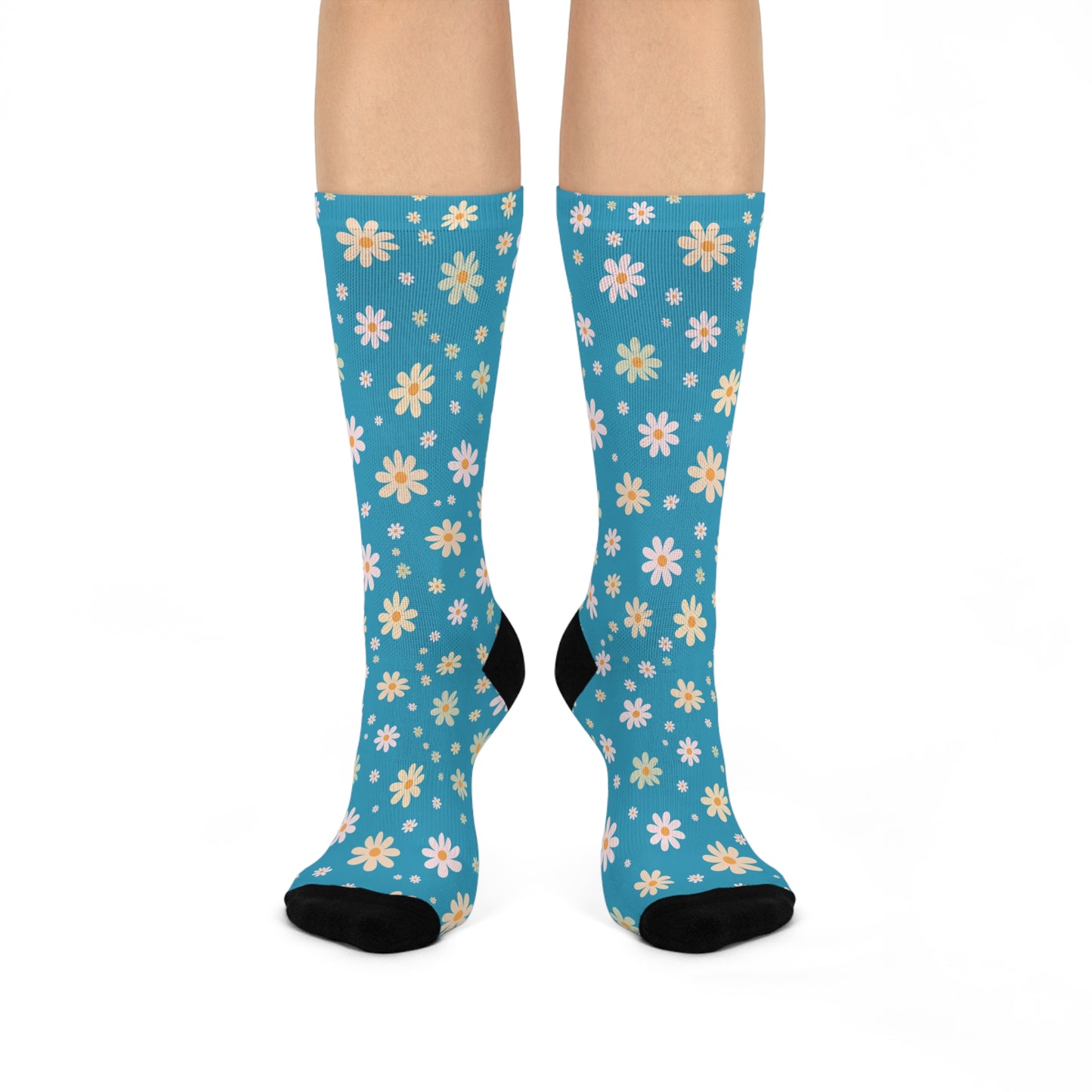 Retro Daisy Crew Sock
