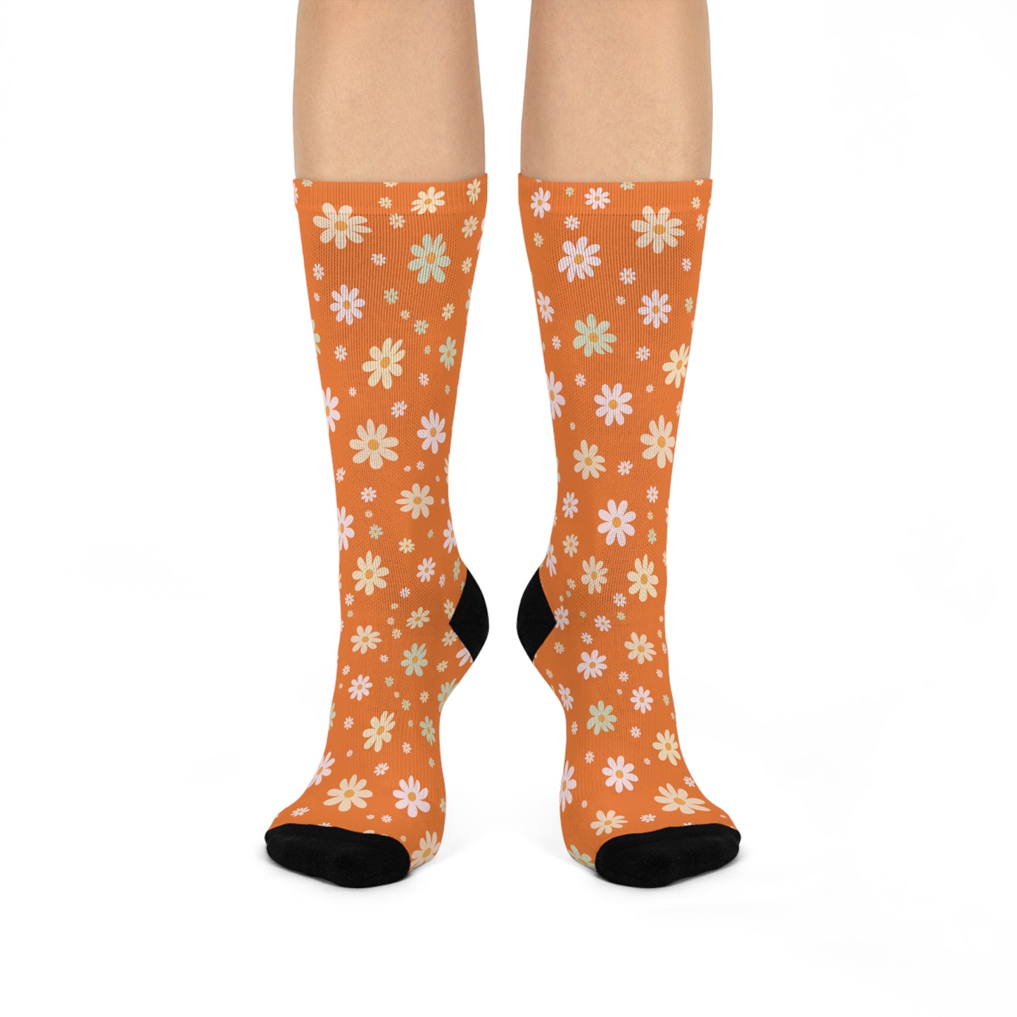 Retro Daisy Crew Sock