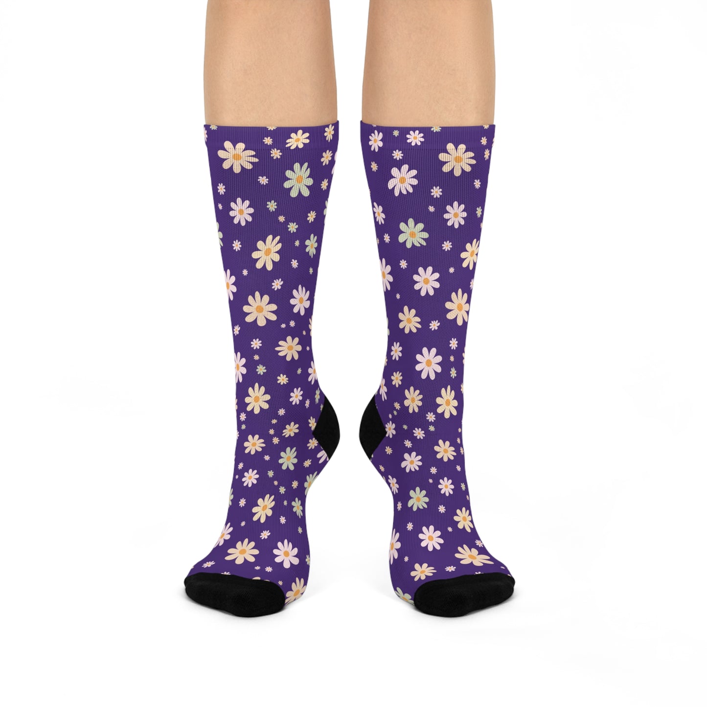 Retro Daisy Crew Sock